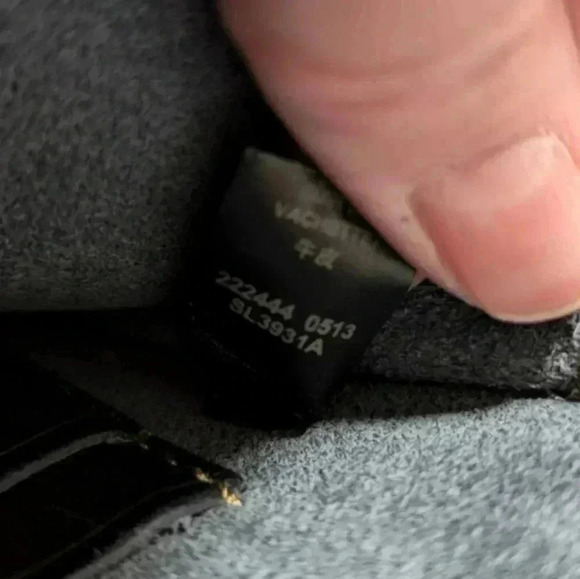 Fossil Austin Wristlet Purse Turn Lock Leather Black Brass Unisex Women One Size - Picture 12 of 15